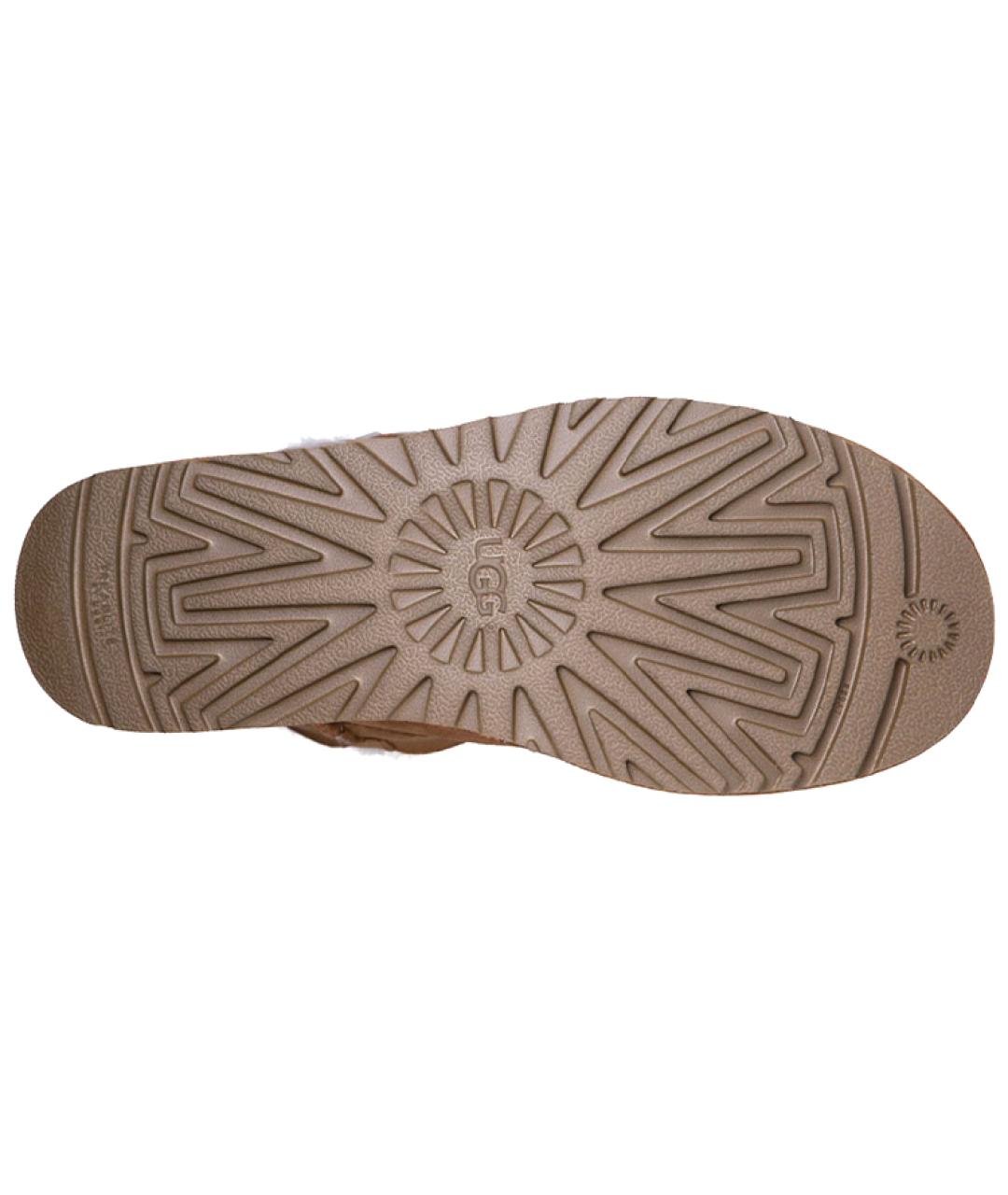 UGG AUSTRALIA Коричневые замшевые ботинки, фото 6