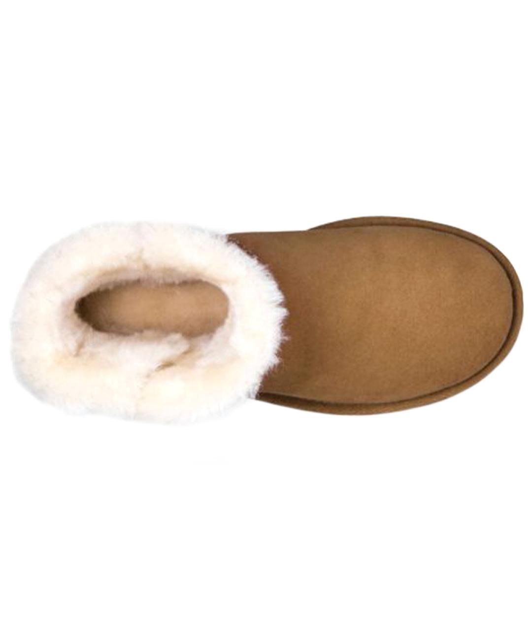 UGG AUSTRALIA Коричневые замшевые ботинки, фото 5