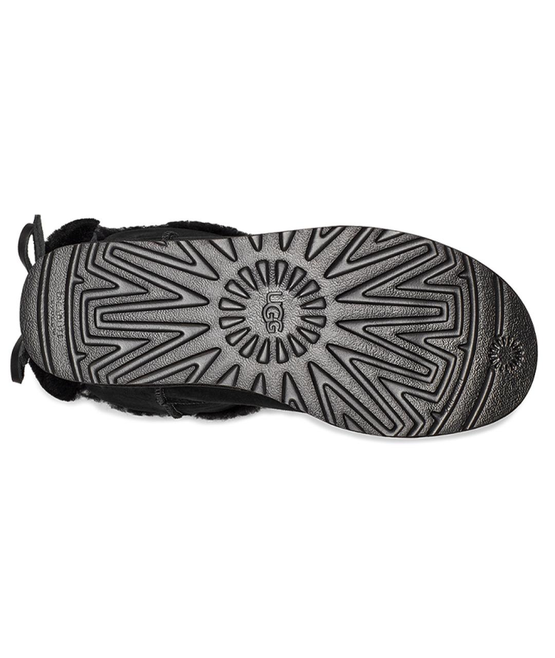 UGG AUSTRALIA Черные замшевые ботинки, фото 6