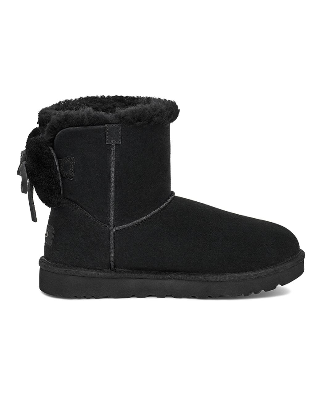 UGG AUSTRALIA Черные замшевые ботинки, фото 1