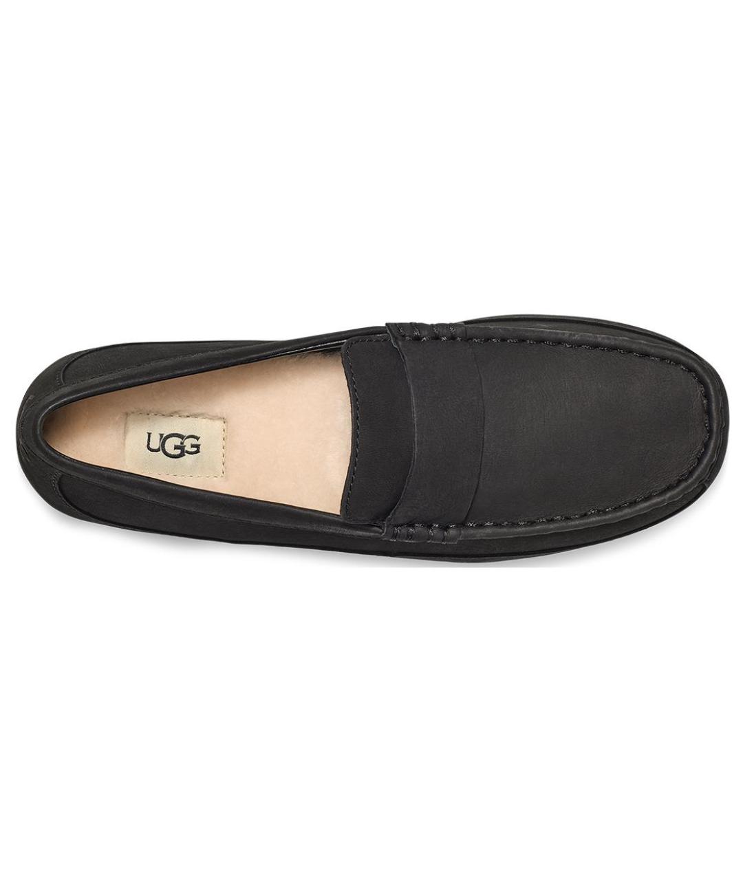 UGG AUSTRALIA Черные мокасины, фото 5