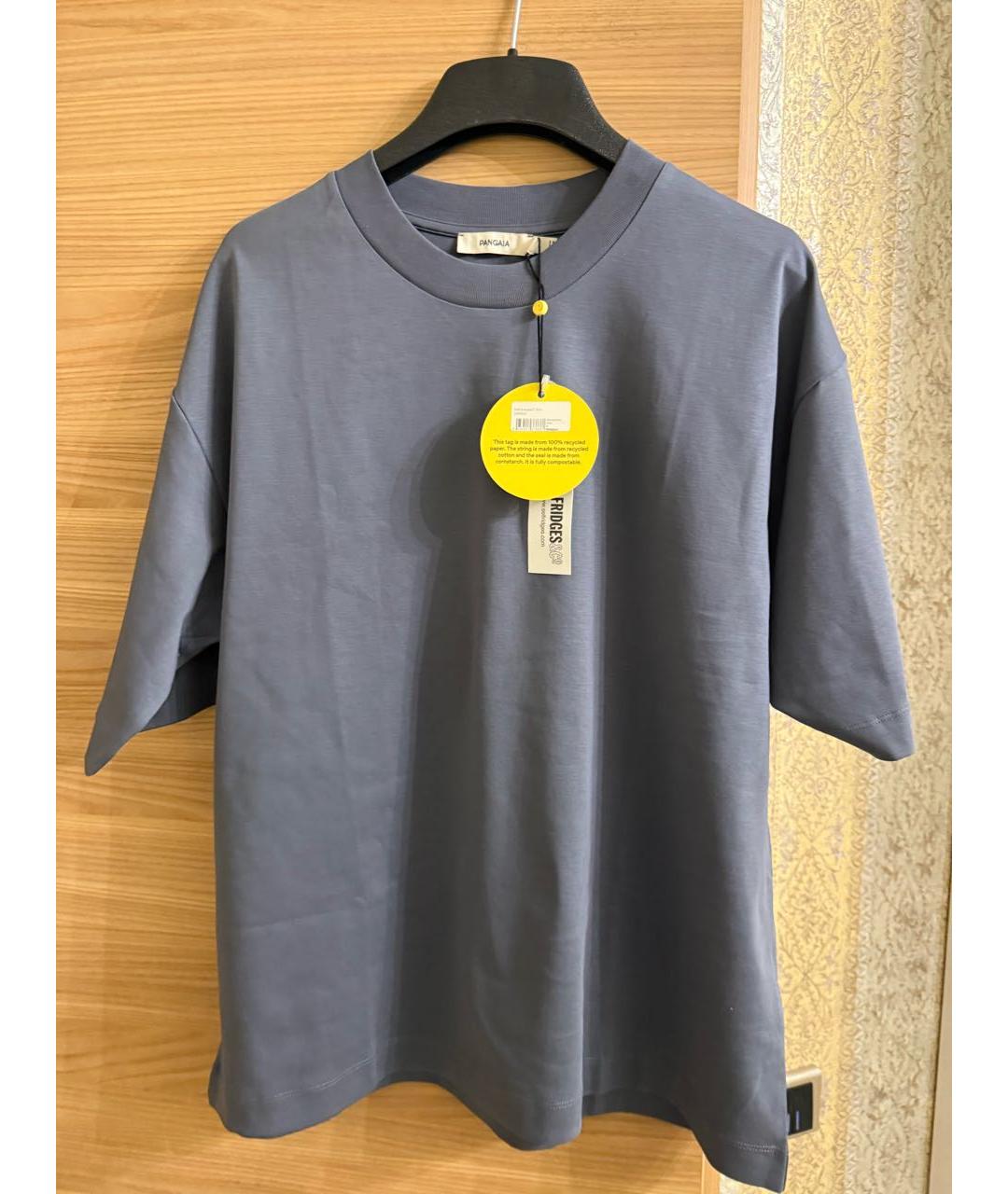 THE PANGAIA Серая хлопковая футболка, фото 8