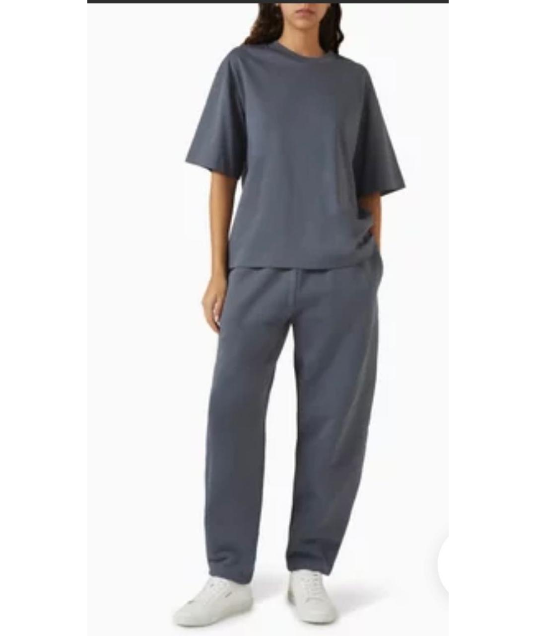 THE PANGAIA Серая хлопковая футболка, фото 6