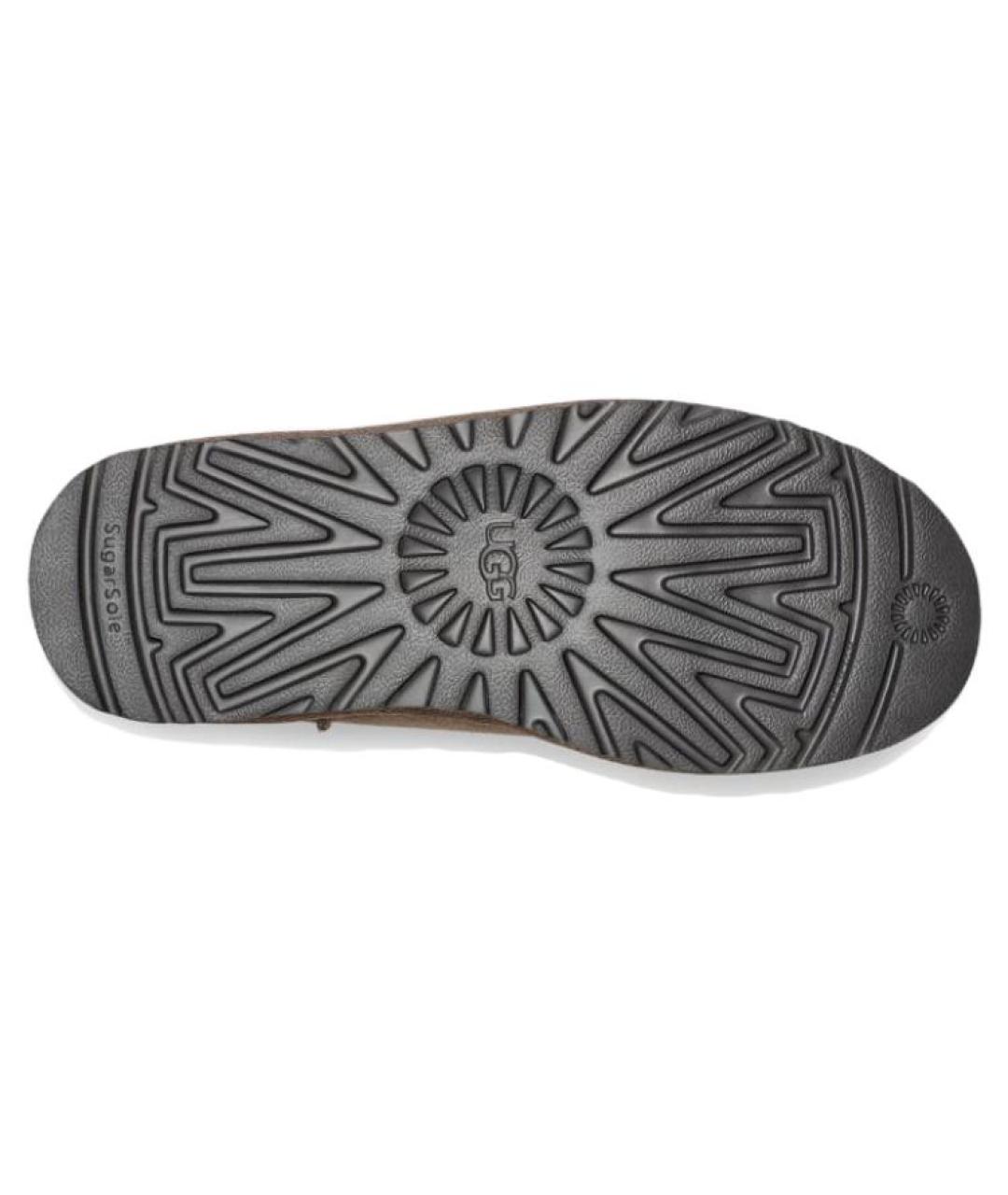 UGG AUSTRALIA Коричневые замшевые ботинки, фото 4