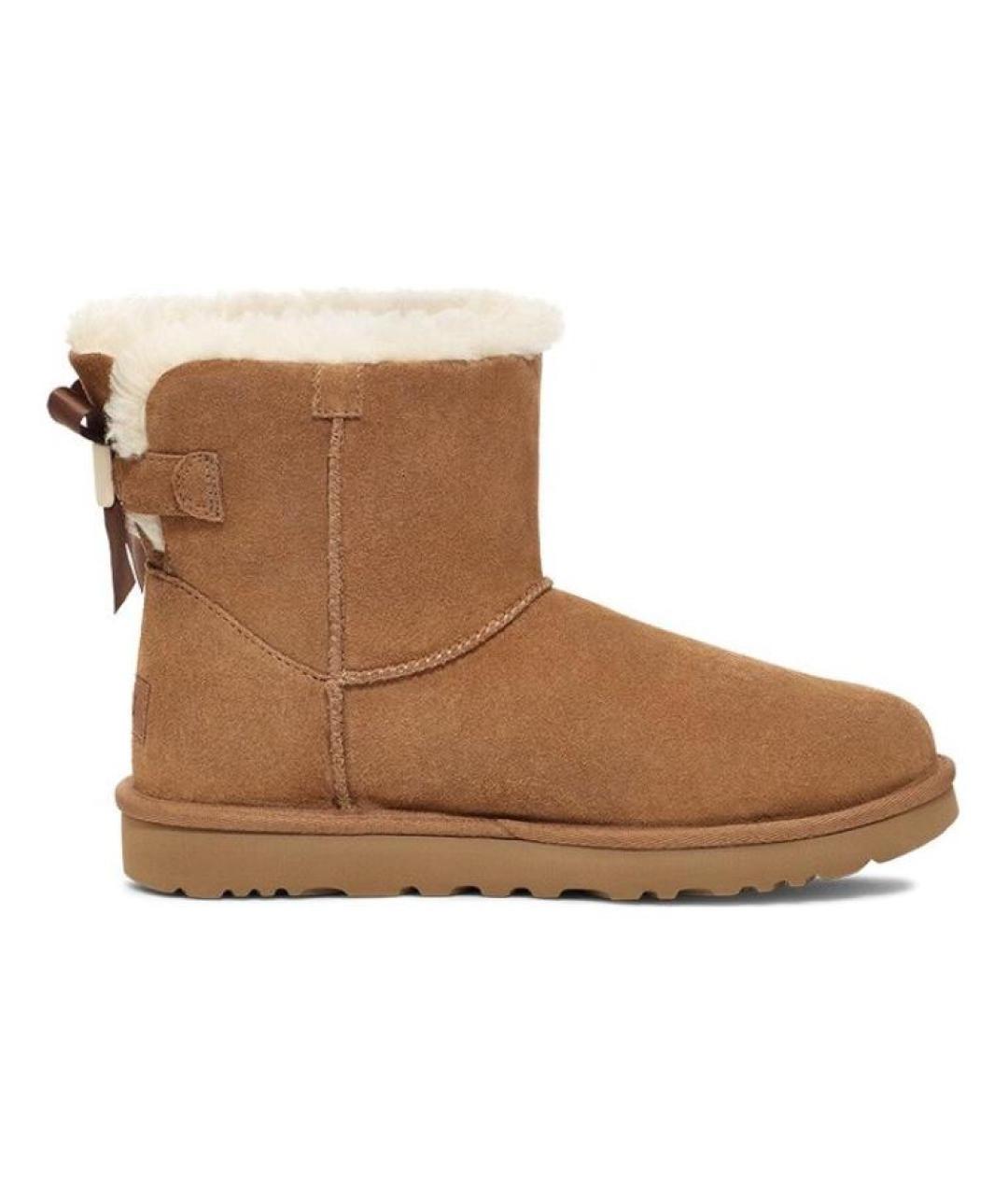 UGG AUSTRALIA Коричневые замшевые ботинки, фото 1