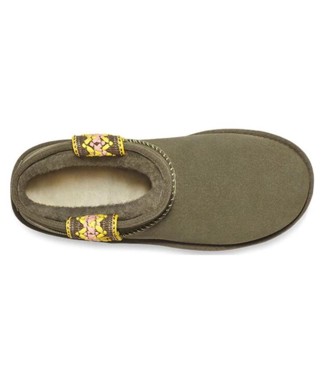 UGG AUSTRALIA Зеленые замшевые ботинки, фото 4