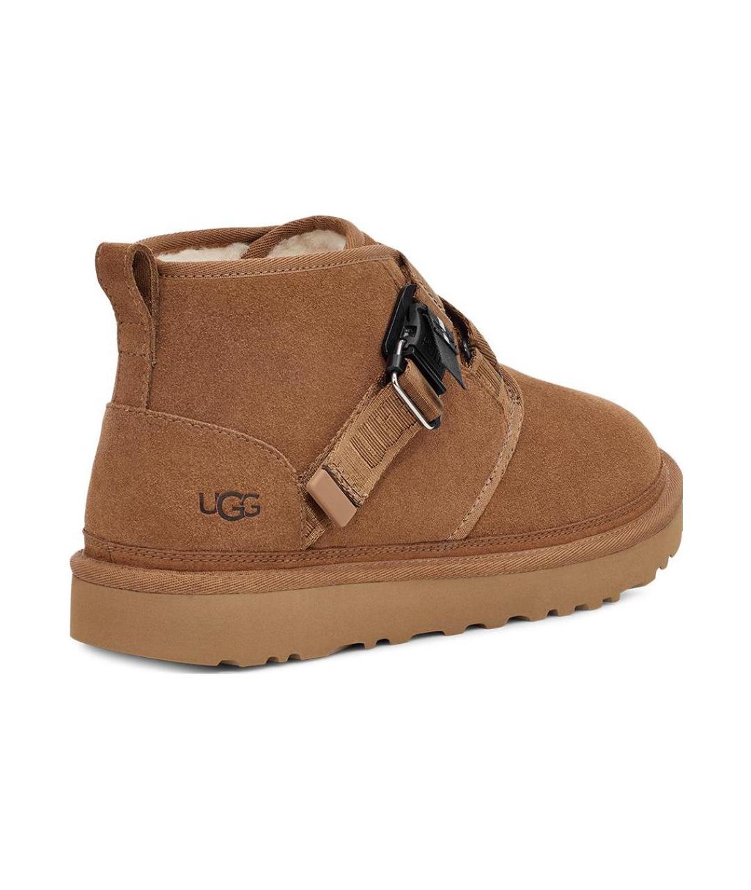 UGG AUSTRALIA Коричневые замшевые высокие ботинки, фото 5