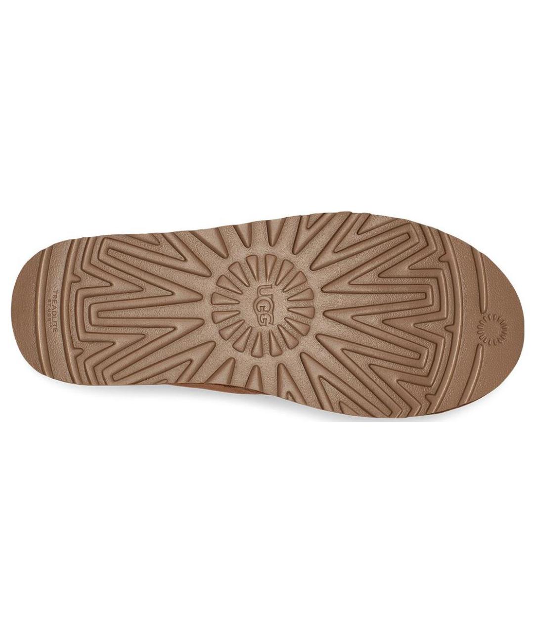 UGG AUSTRALIA Коричневые замшевые высокие ботинки, фото 6