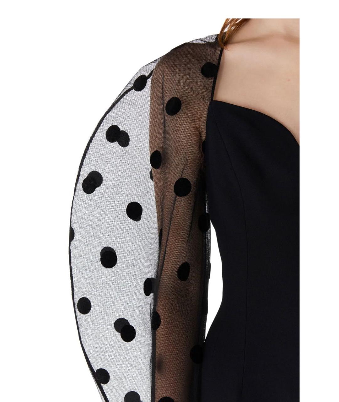 NINA RICCI Черное вискозное коктейльное платье, фото 4