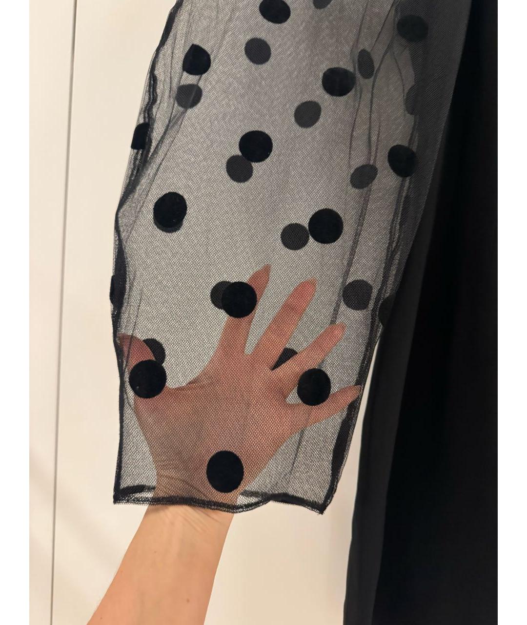 NINA RICCI Черное вискозное коктейльное платье, фото 8