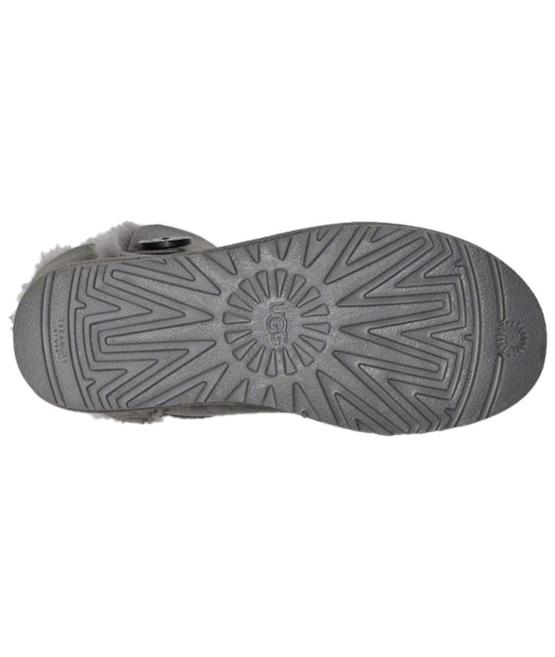 UGG AUSTRALIA Серые замшевые ботинки, фото 6