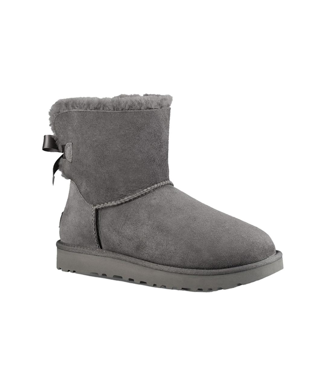 UGG AUSTRALIA Серые замшевые ботинки, фото 3