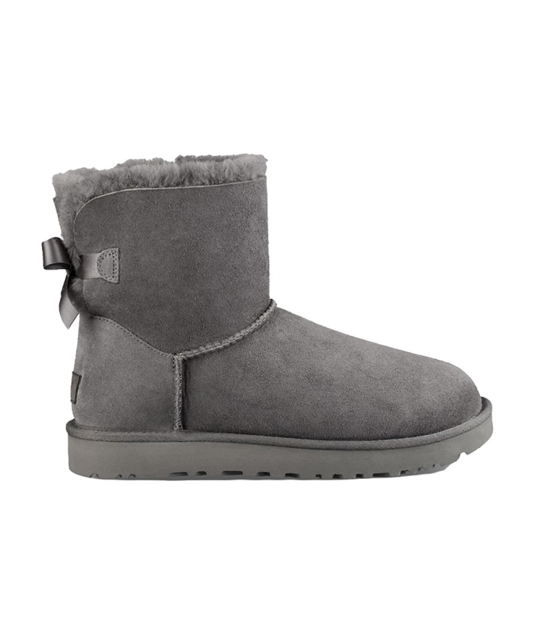 UGG AUSTRALIA Серые замшевые ботинки, фото 1