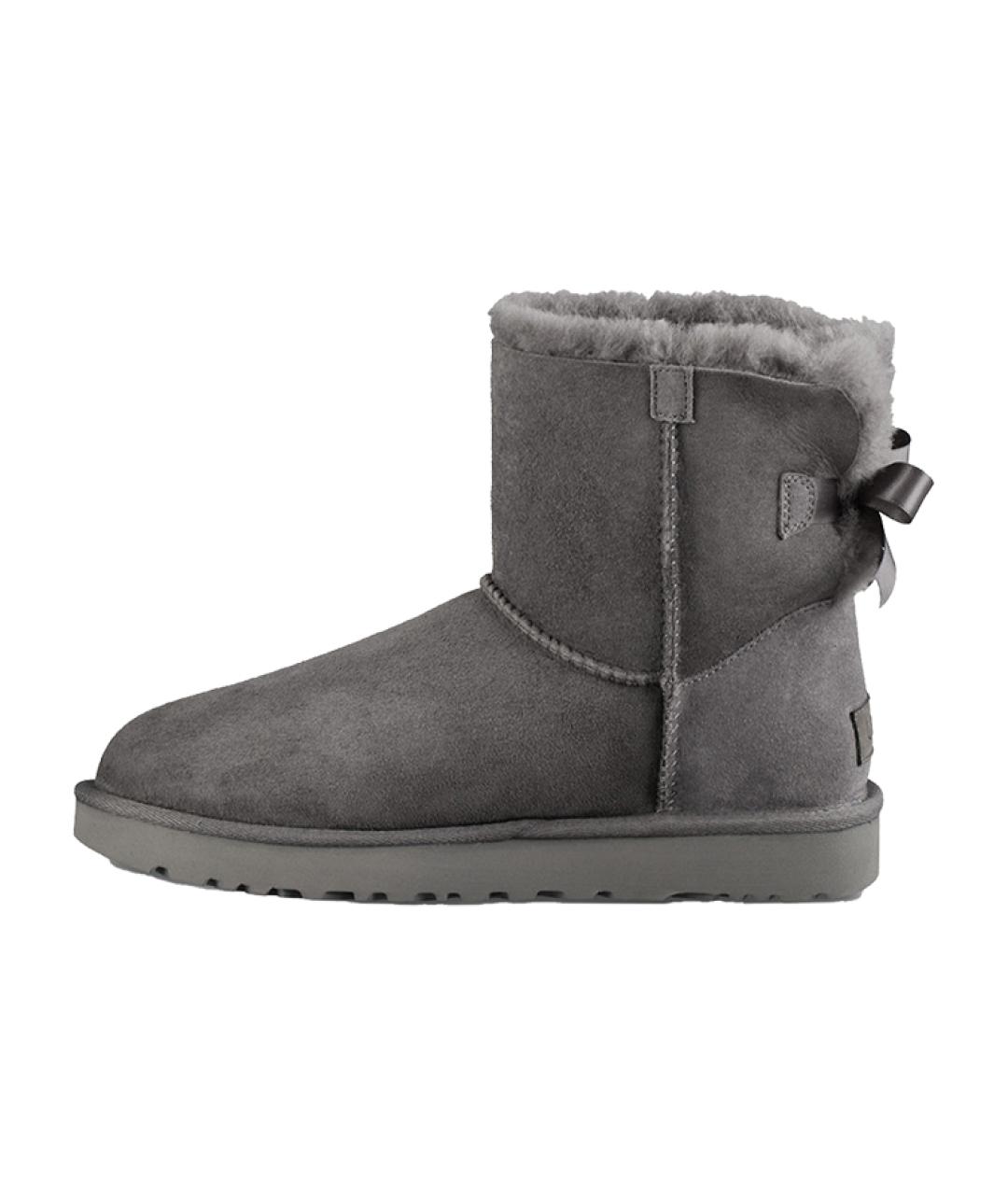 UGG AUSTRALIA Серые замшевые ботинки, фото 2