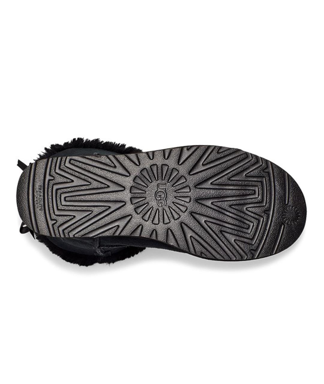 UGG AUSTRALIA Черные замшевые ботинки, фото 6