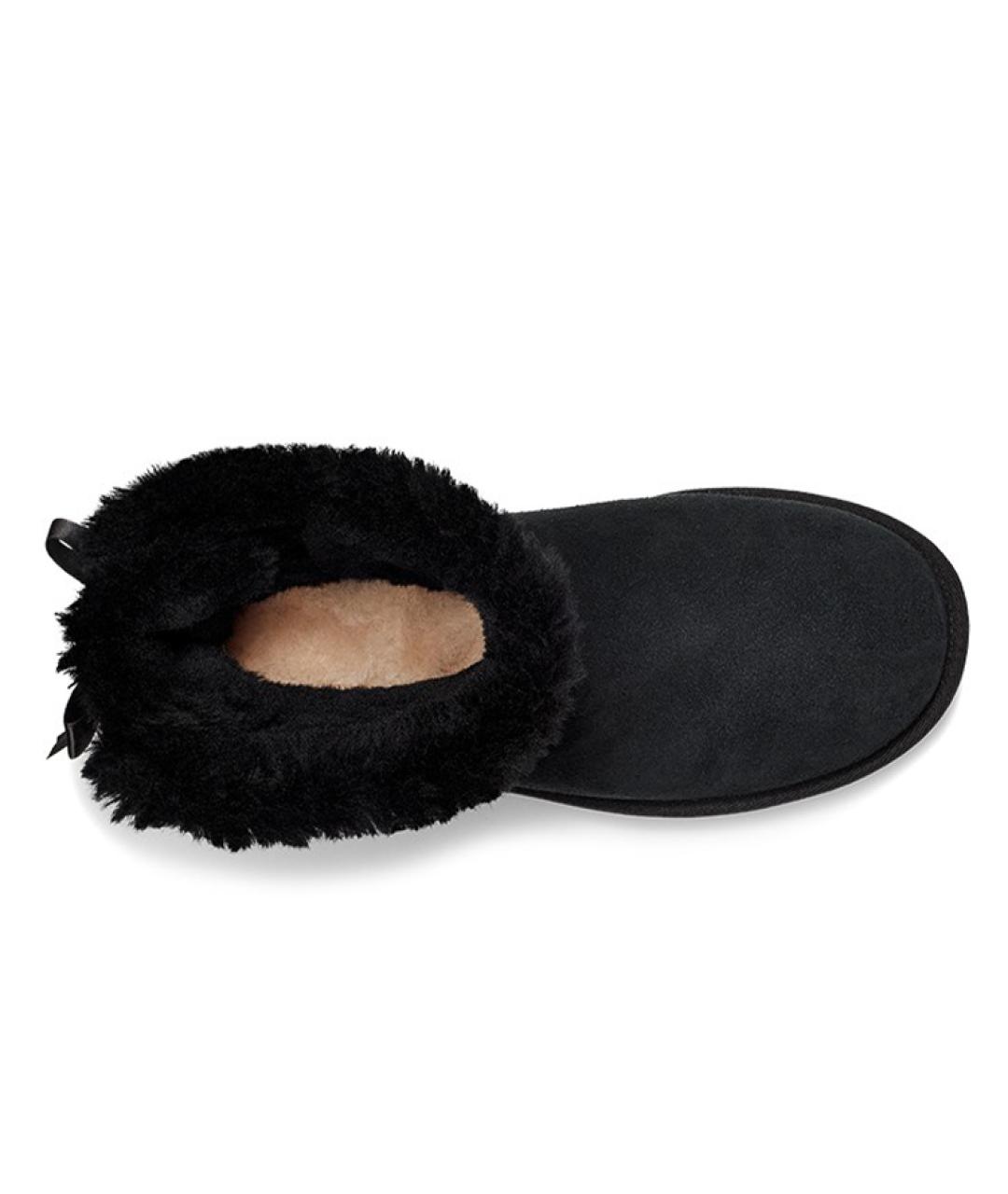 UGG AUSTRALIA Черные замшевые ботинки, фото 5