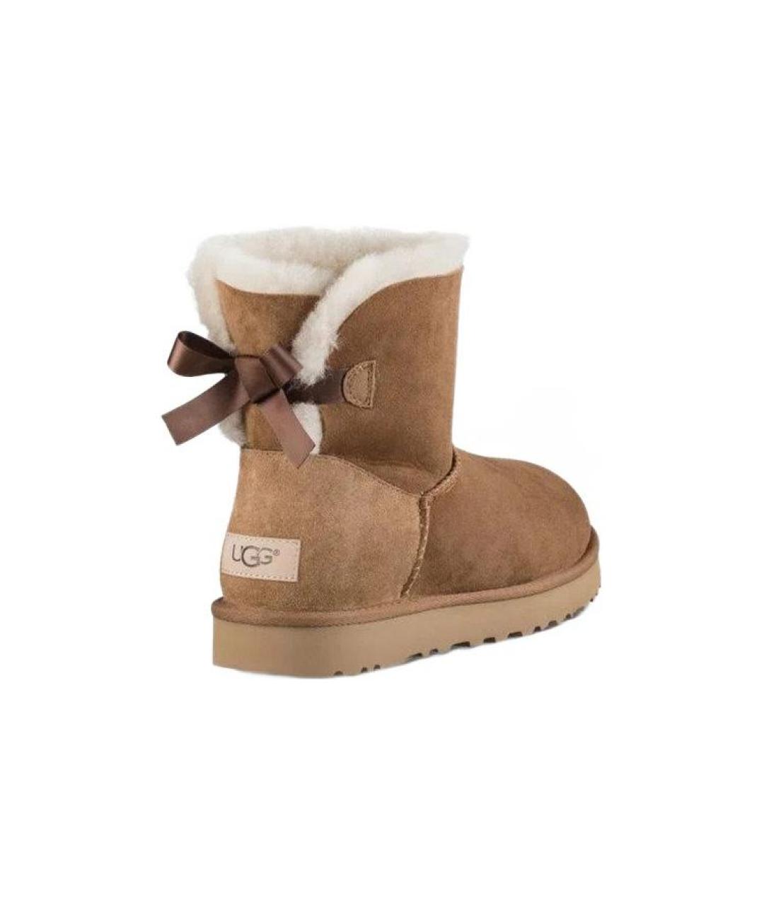UGG Коричневые замшевые ботинки, фото 4