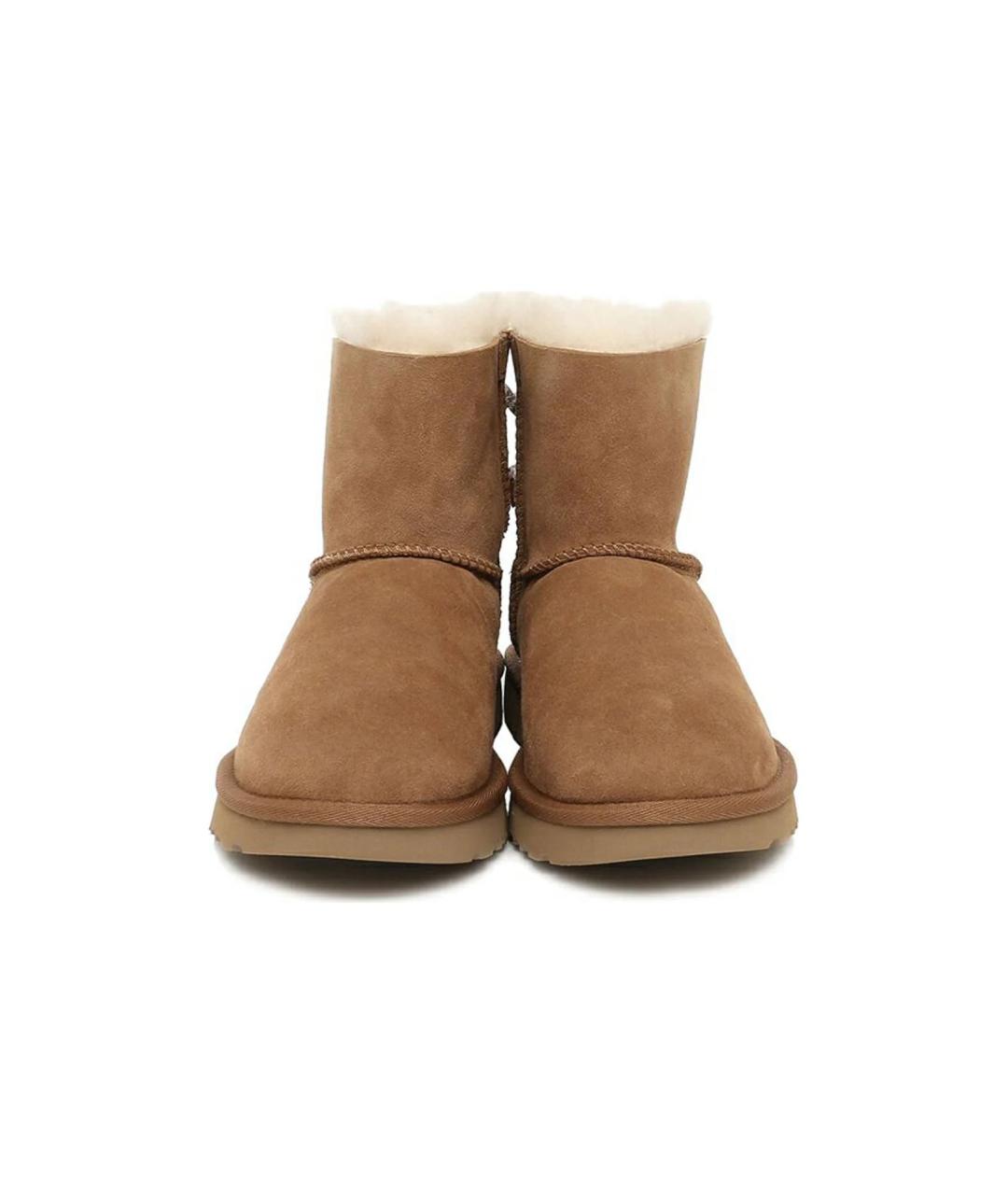 UGG Коричневые замшевые ботинки, фото 3