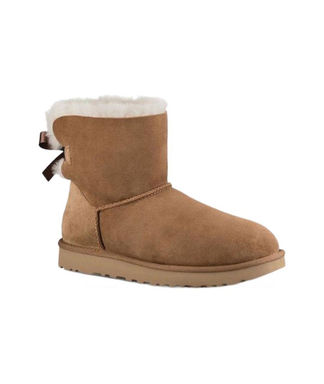 UGG Коричневые замшевые ботинки, фото 2