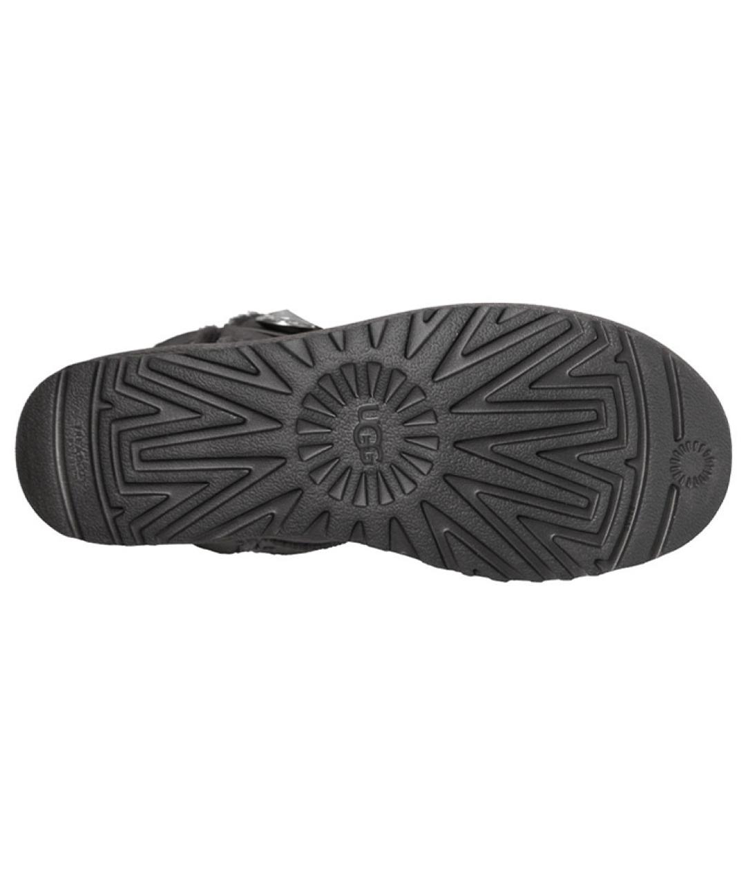 UGG AUSTRALIA Серые замшевые ботинки, фото 6