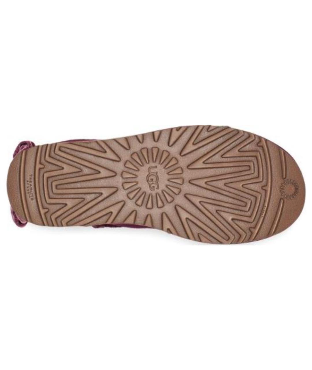 UGG AUSTRALIA Коричневые замшевые ботинки, фото 6