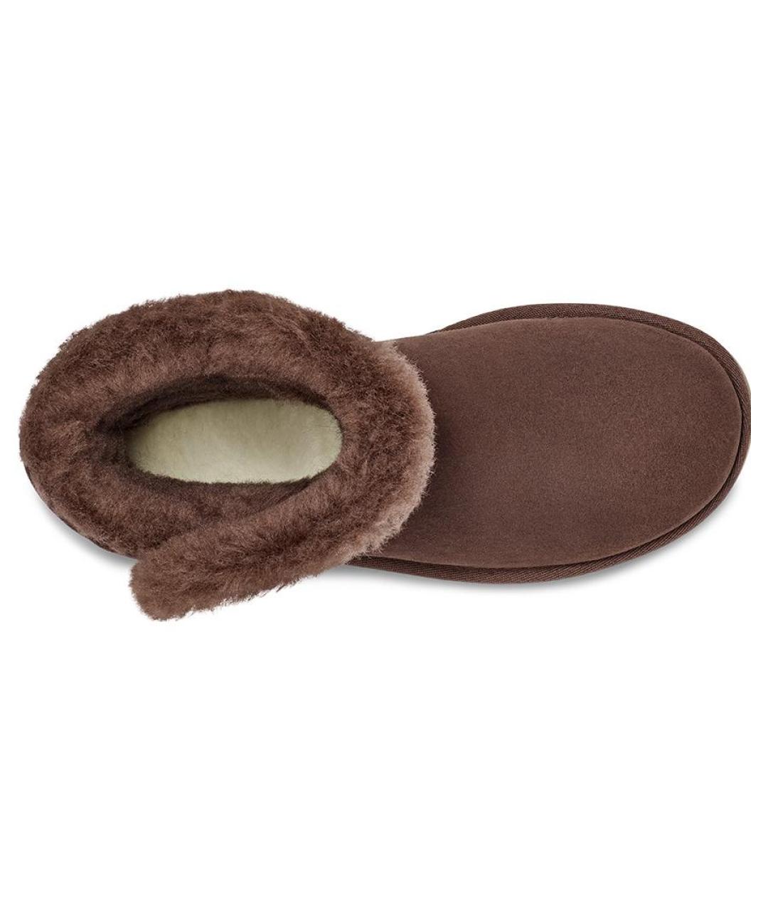 UGG AUSTRALIA Коричневые замшевые ботинки, фото 5