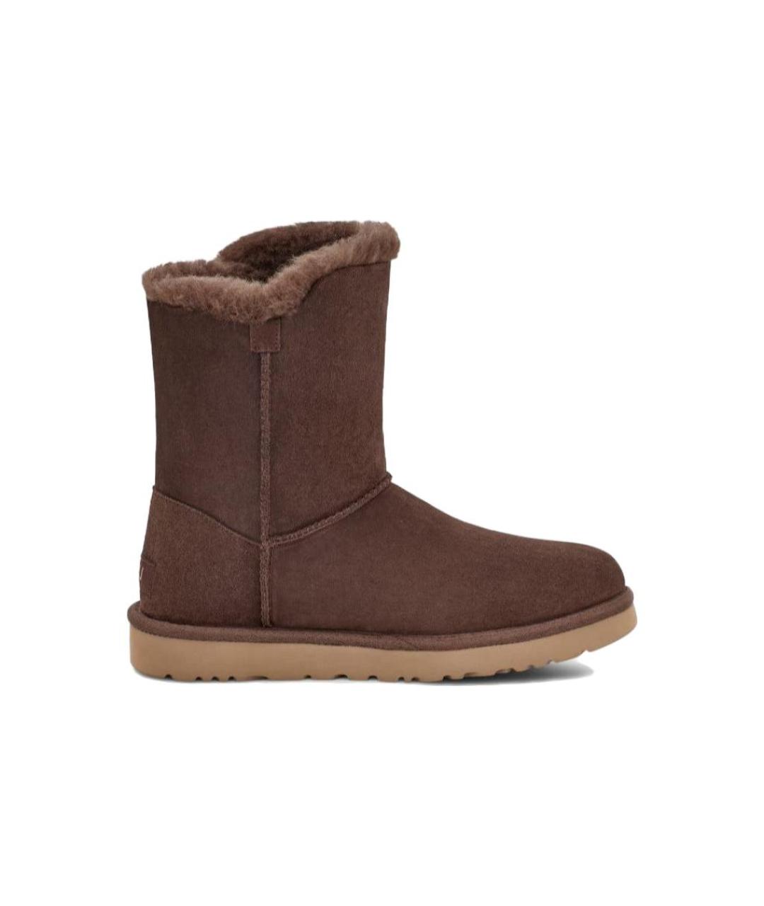 UGG AUSTRALIA Коричневые замшевые ботинки, фото 2