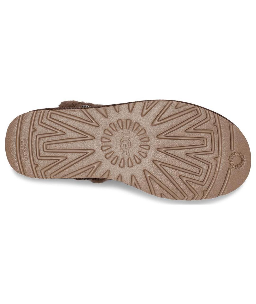 UGG AUSTRALIA Коричневые замшевые ботинки, фото 6