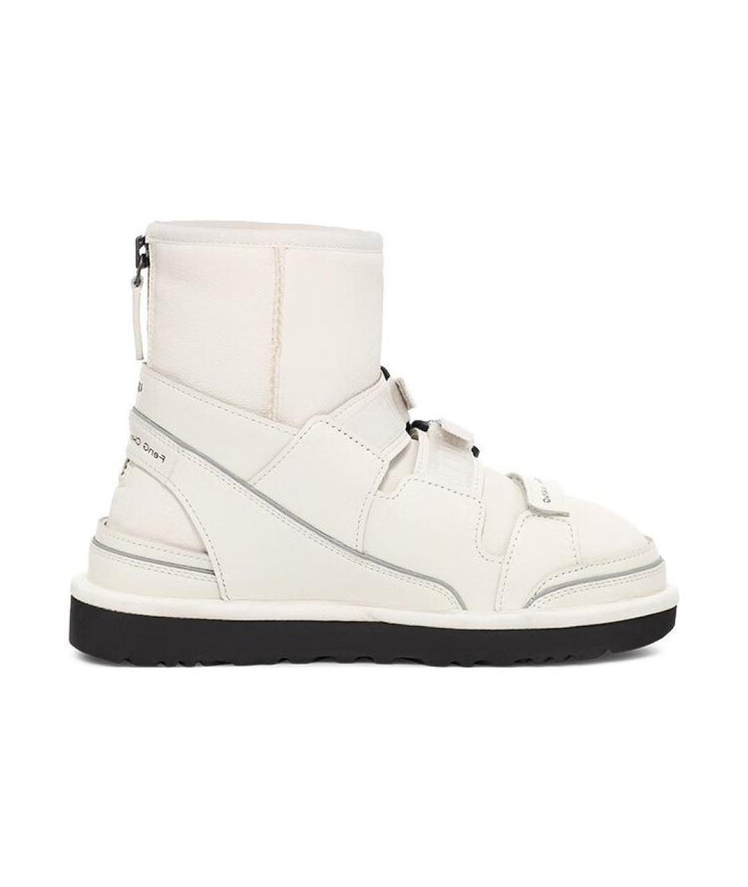 UGG AUSTRALIA Белые кожаные ботинки, фото 1