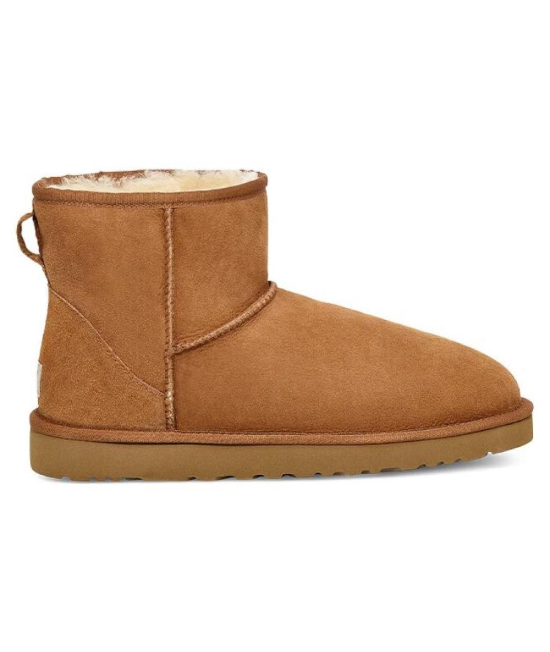 UGG AUSTRALIA Коричневые замшевые высокие ботинки, фото 1