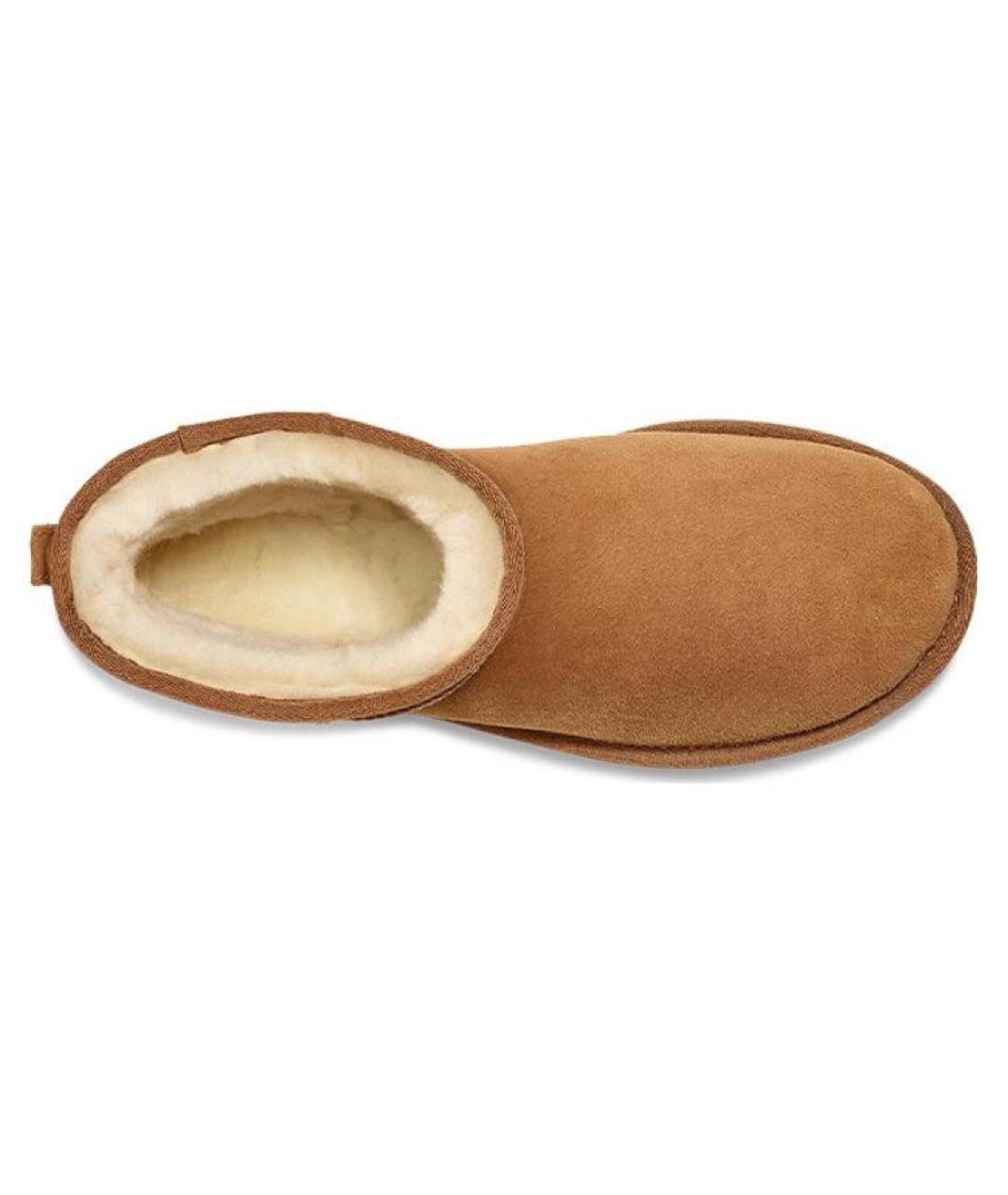 UGG AUSTRALIA Коричневые замшевые высокие ботинки, фото 5