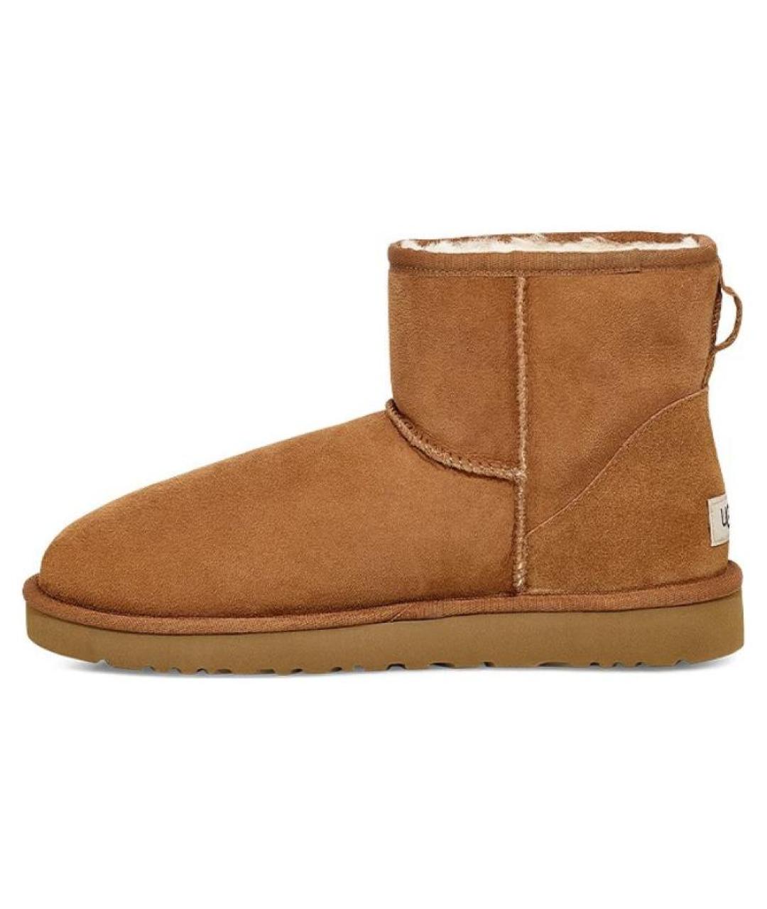 UGG AUSTRALIA Коричневые замшевые высокие ботинки, фото 2