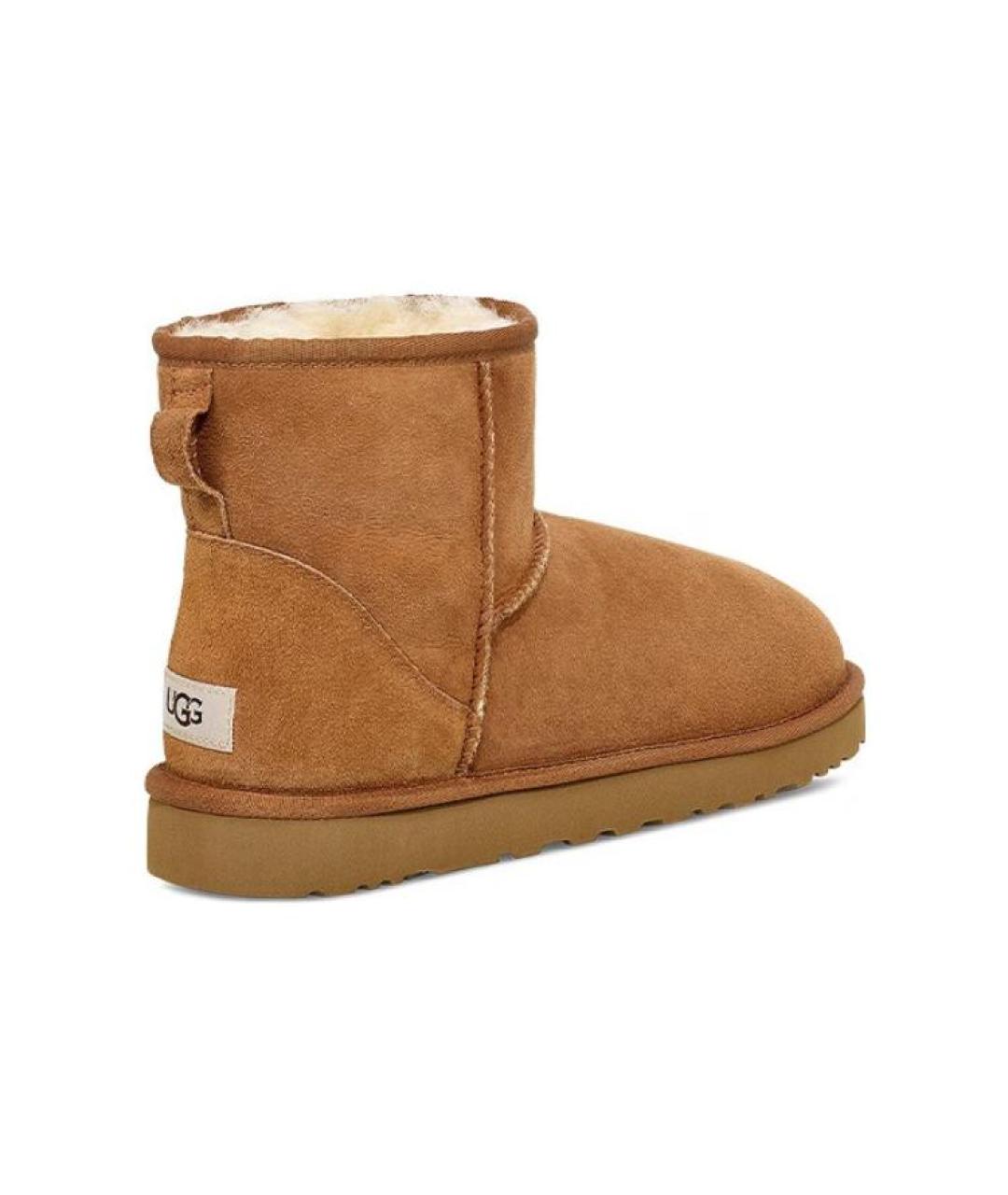 UGG AUSTRALIA Коричневые замшевые высокие ботинки, фото 4
