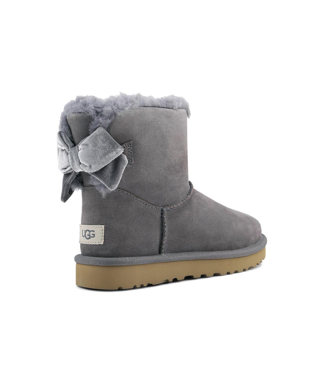 UGG AUSTRALIA Серые замшевые ботинки, фото 4