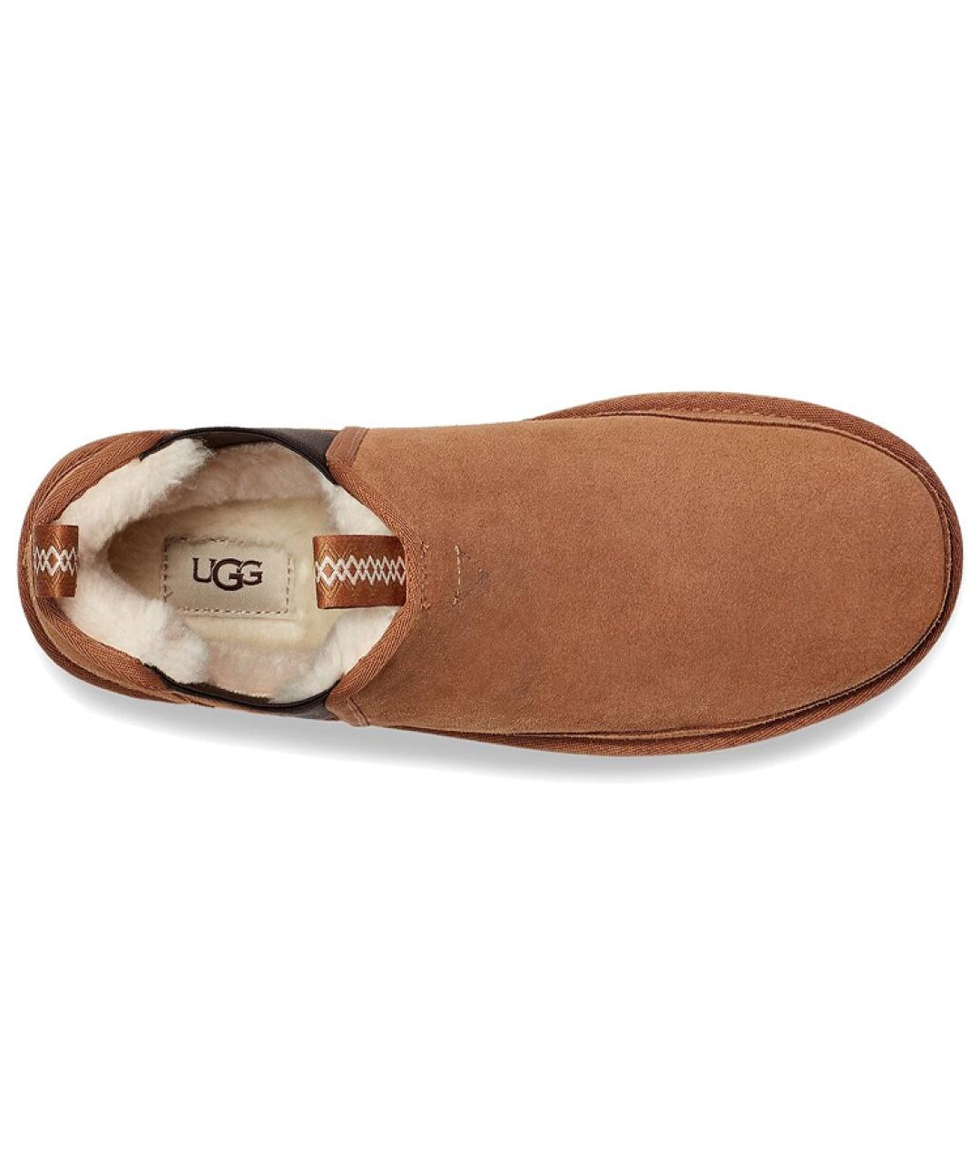 UGG AUSTRALIA Коричневые нубуковые высокие ботинки, фото 4