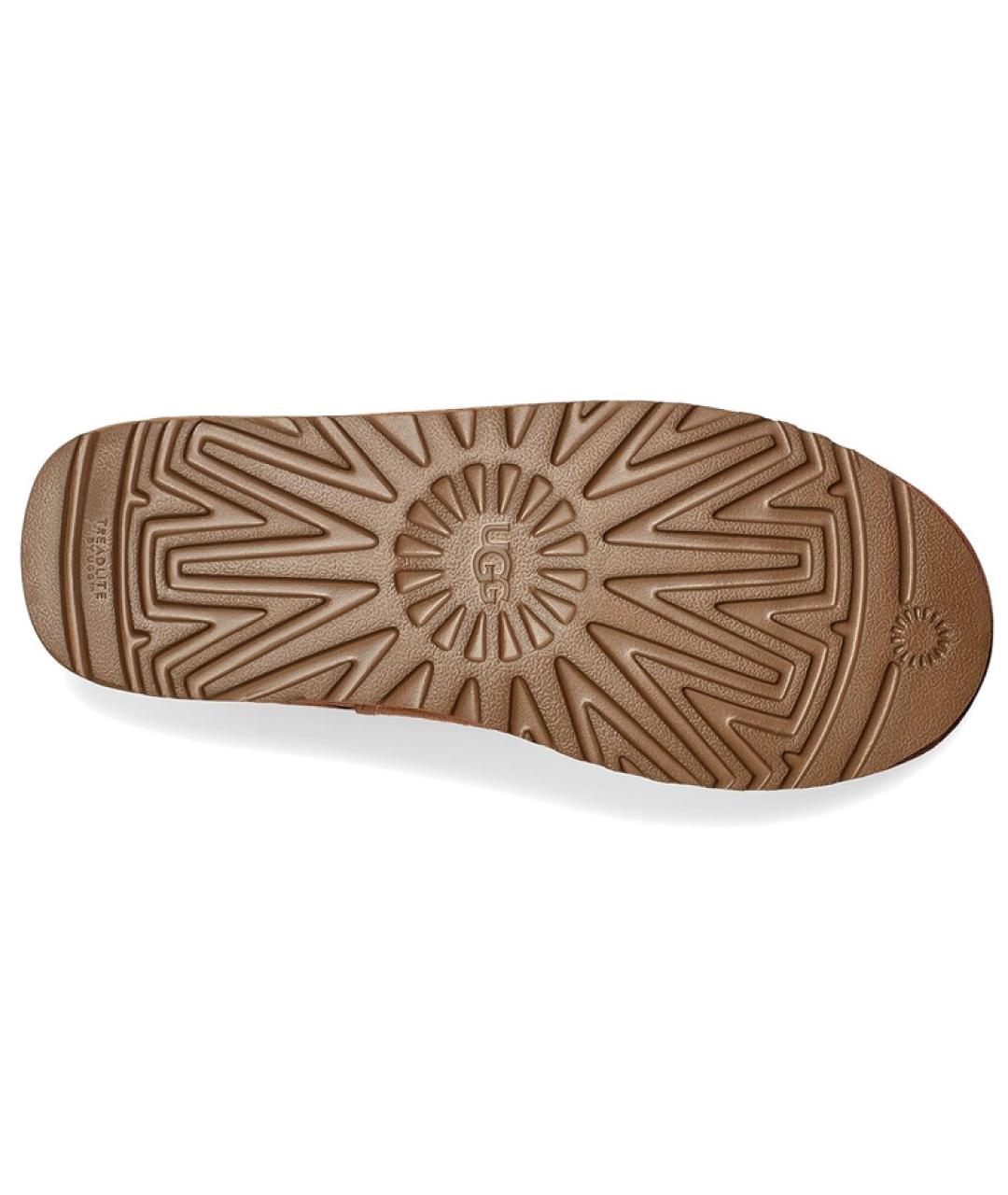 UGG AUSTRALIA Коричневые нубуковые высокие ботинки, фото 6