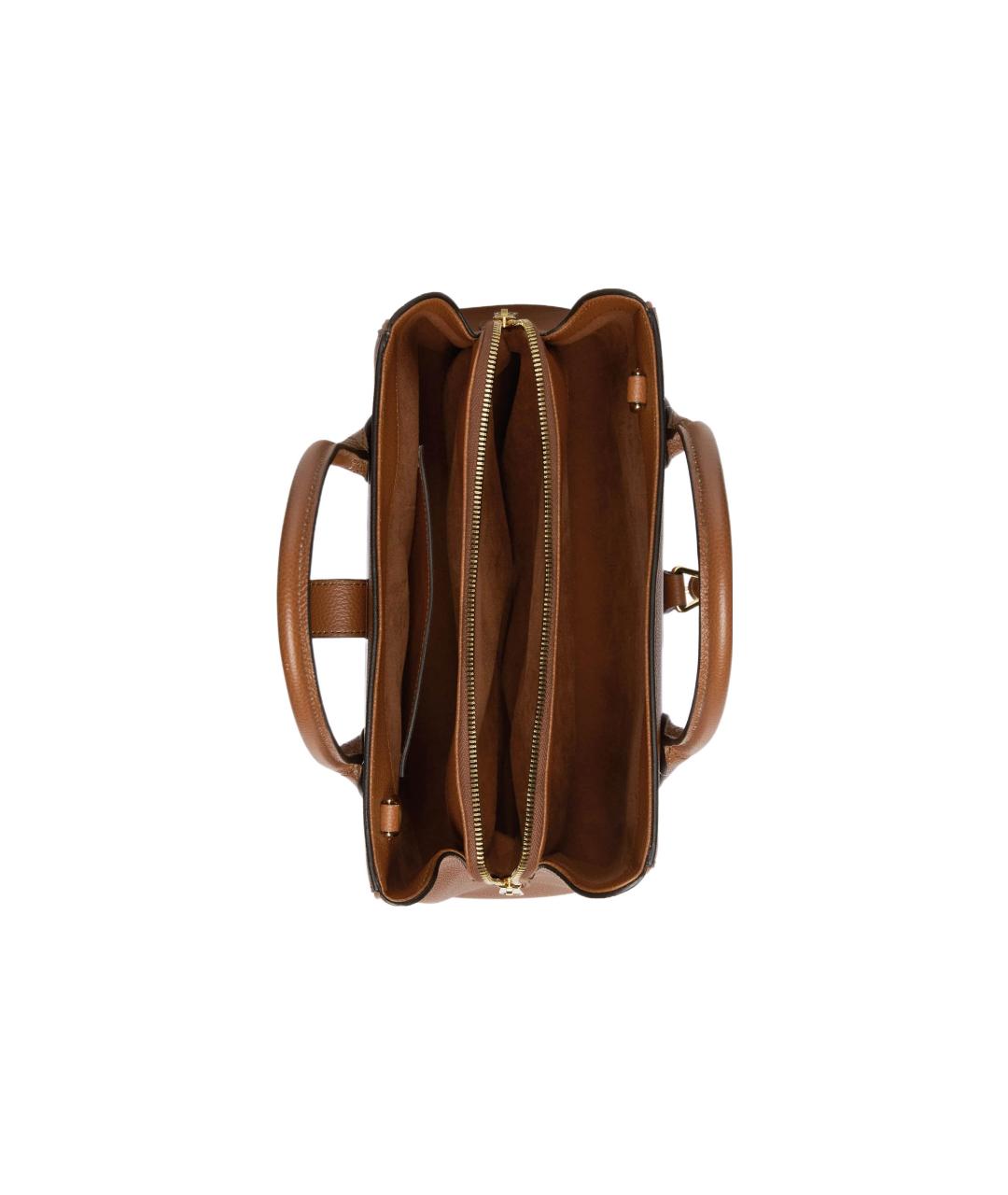 GUCCI Коричневая кожаная сумка через плечо, фото 6