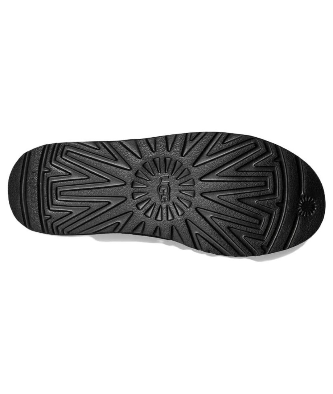 UGG AUSTRALIA Черные замшевые высокие ботинки, фото 4