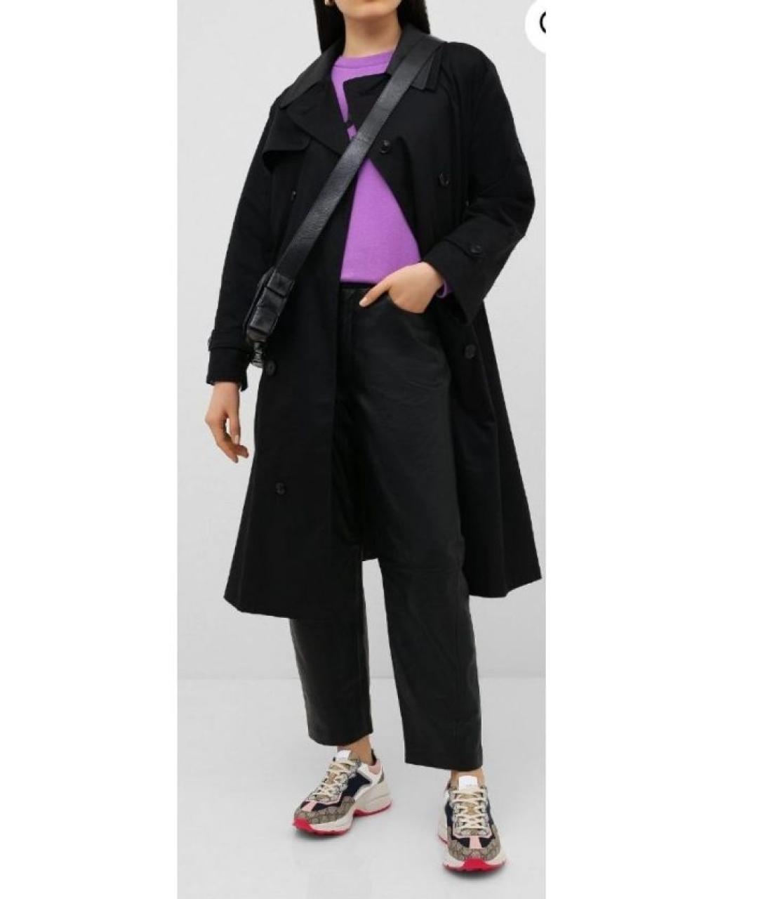 GUCCI Бежевые кожаные кроссовки, фото 2