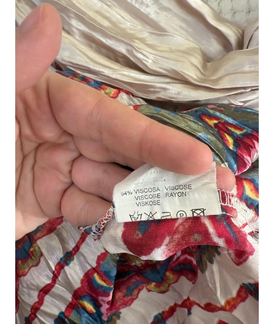 ROBERTO CAVALLI Мульти вискозная блузы, фото 4