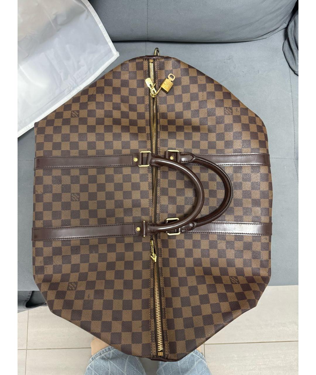 LOUIS VUITTON Коричневая сумка через плечо, фото 2