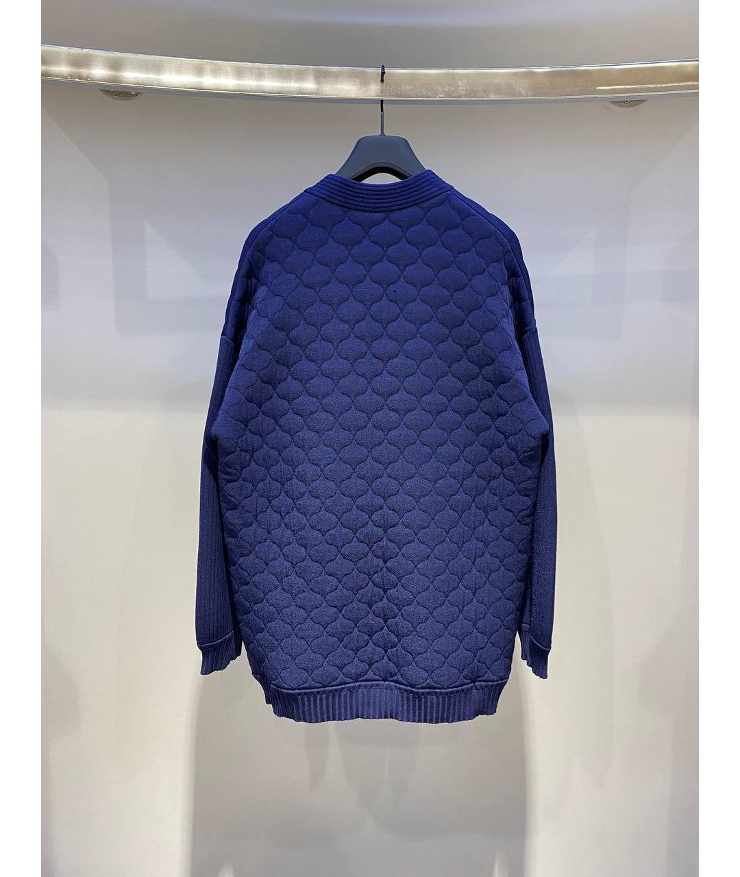 FENDI Синий вискозный кардиган, фото 3
