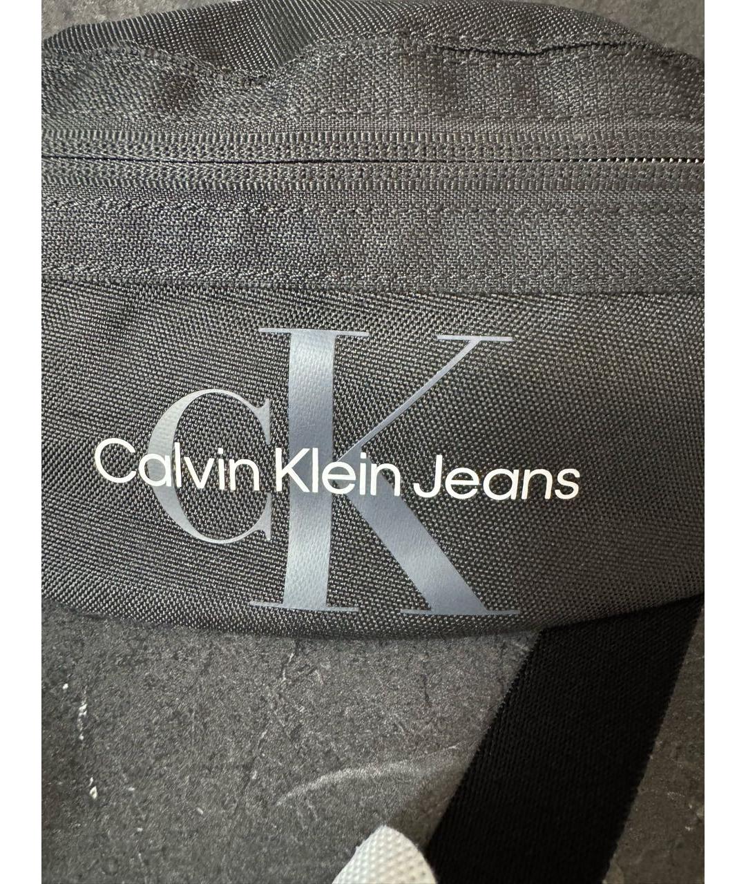 CALVIN KLEIN Серая тканевая поясная сумка, фото 8