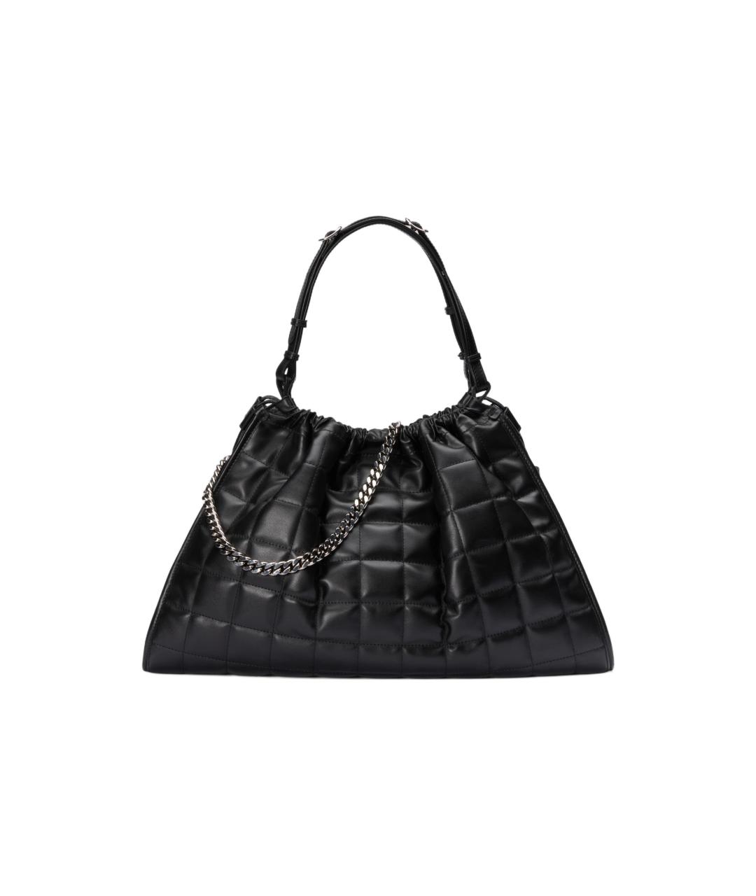 GUCCI Черная кожаная сумка через плечо, фото 4