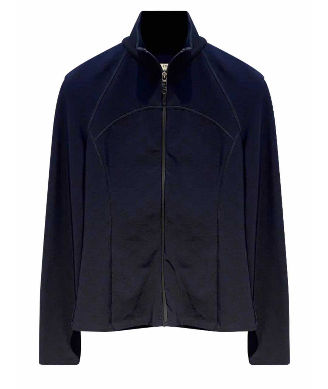 FENDI Синий полиамидовый джемпер / свитер, фото 1