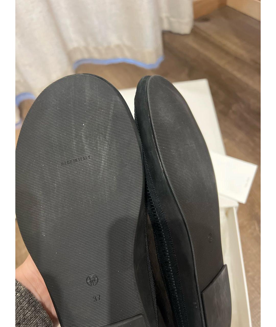 THE ROW Коричневые замшевые лоферы, фото 3