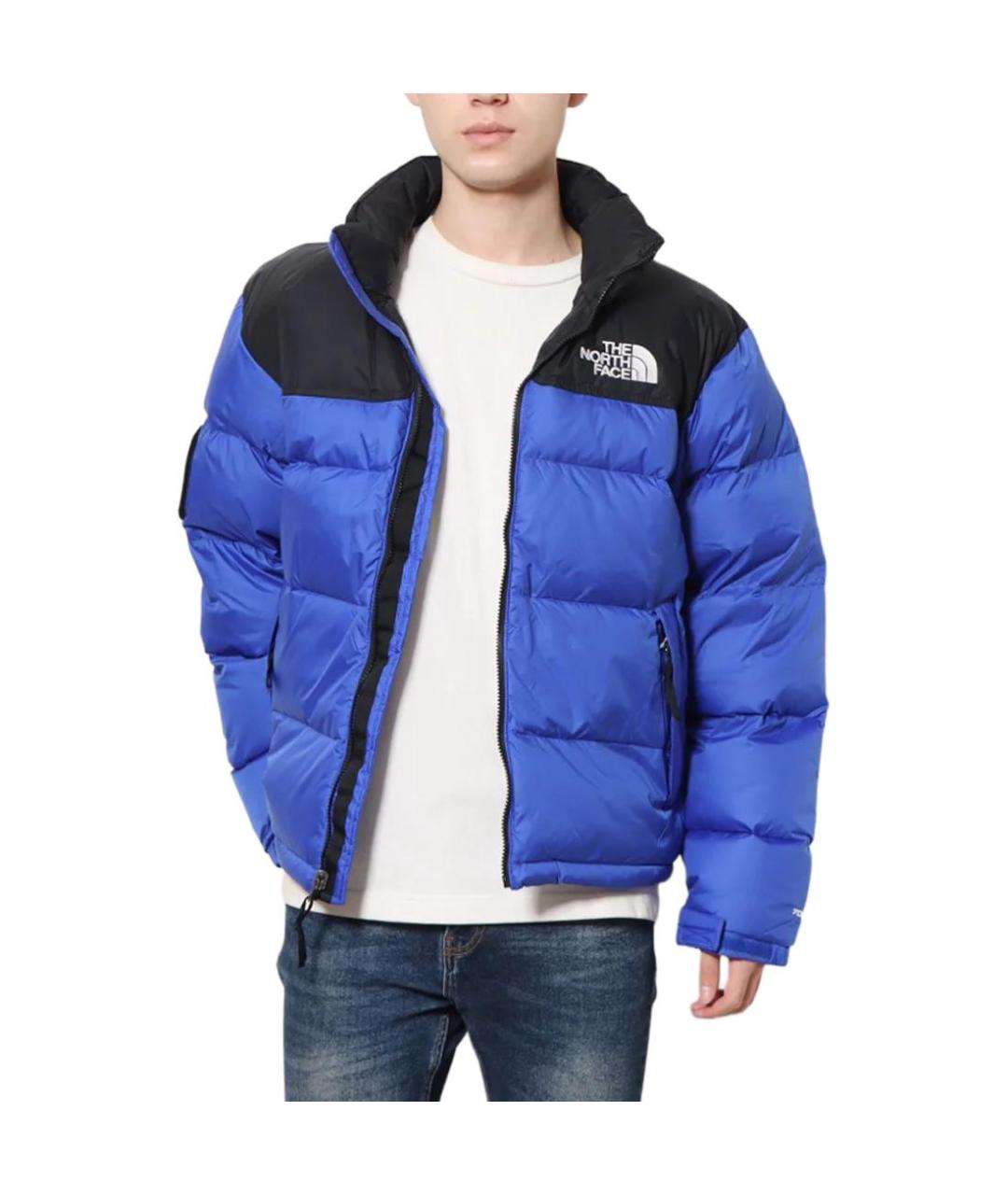 THE NORTH FACE Синий полиамидовый пуховик, фото 3