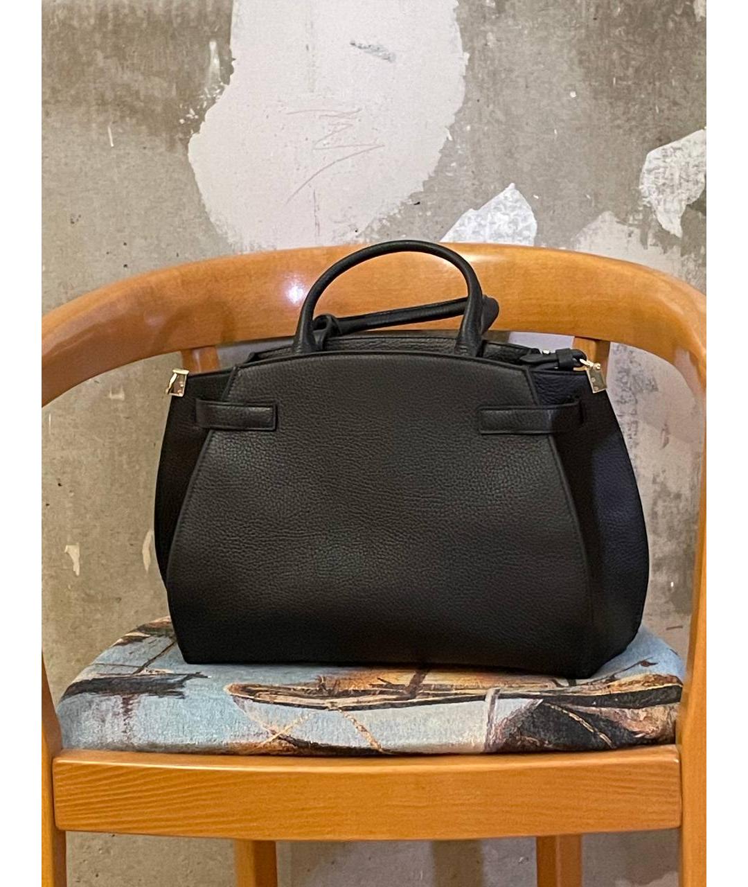 COCCINELLE Черная кожаная сумка через плечо, фото 2