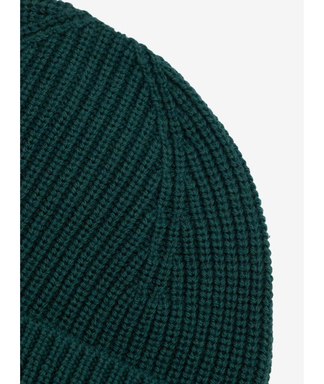HUGO Зеленая шерстяная шапка, фото 3