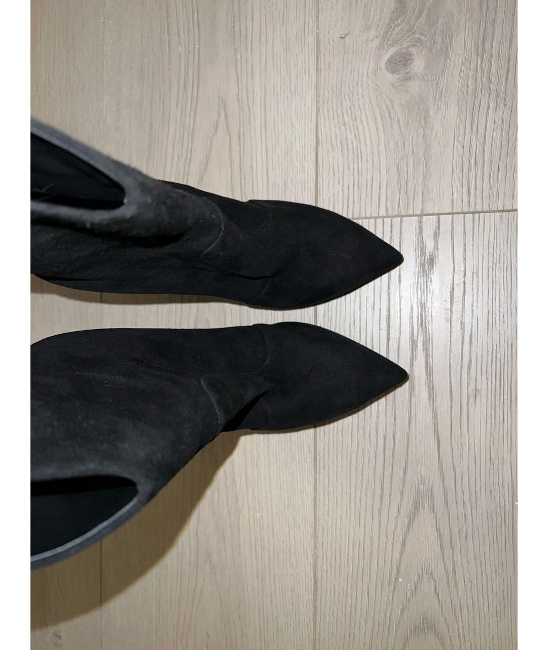 GIUSEPPE ZANOTTI DESIGN Черные замшевые ботильоны, фото 3